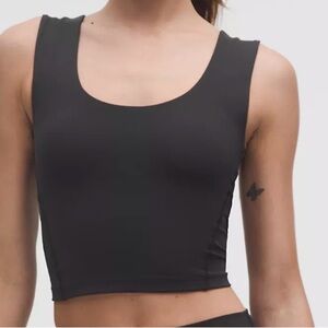 Lululemon Athletica Black Wide-Strap Tank